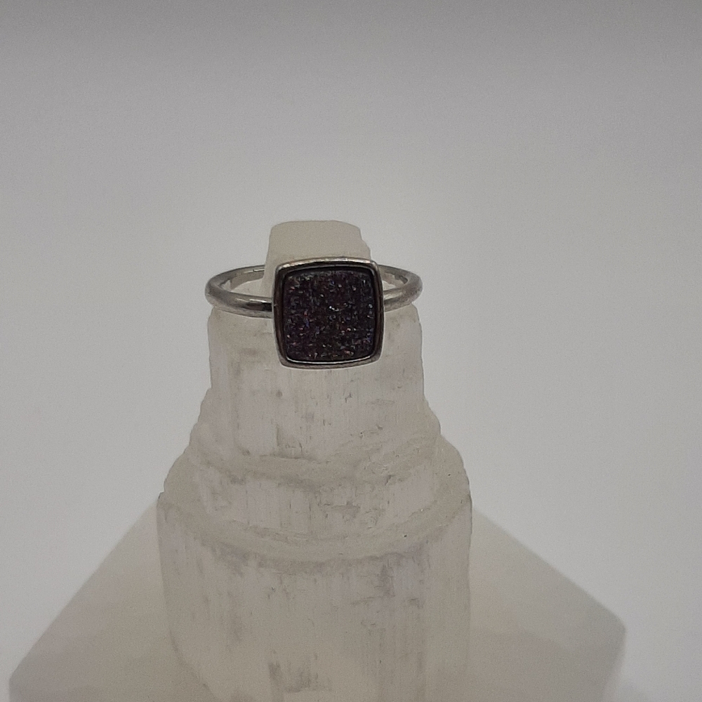 R1027 Druzy Ring Plated - Fragrant Jewels